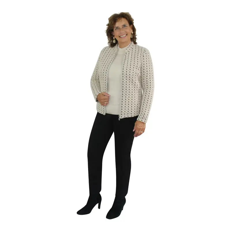 Vestjasje Beige Zwart Wyberpatroon