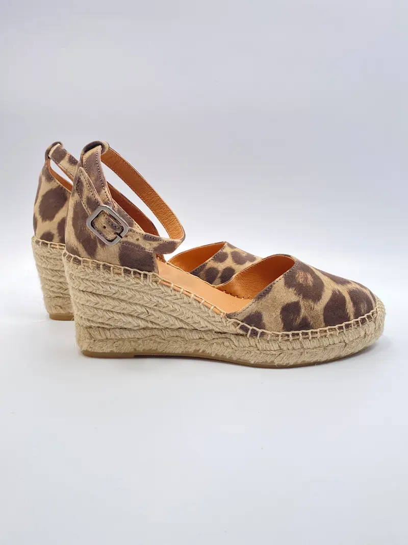 Via Vai flora braid giaguaro brown espadrilles