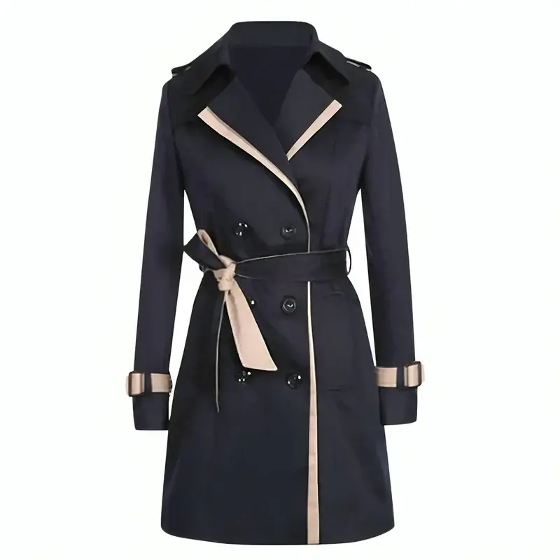 Victoria | Damen Knielange Trench Jacke für Herbst