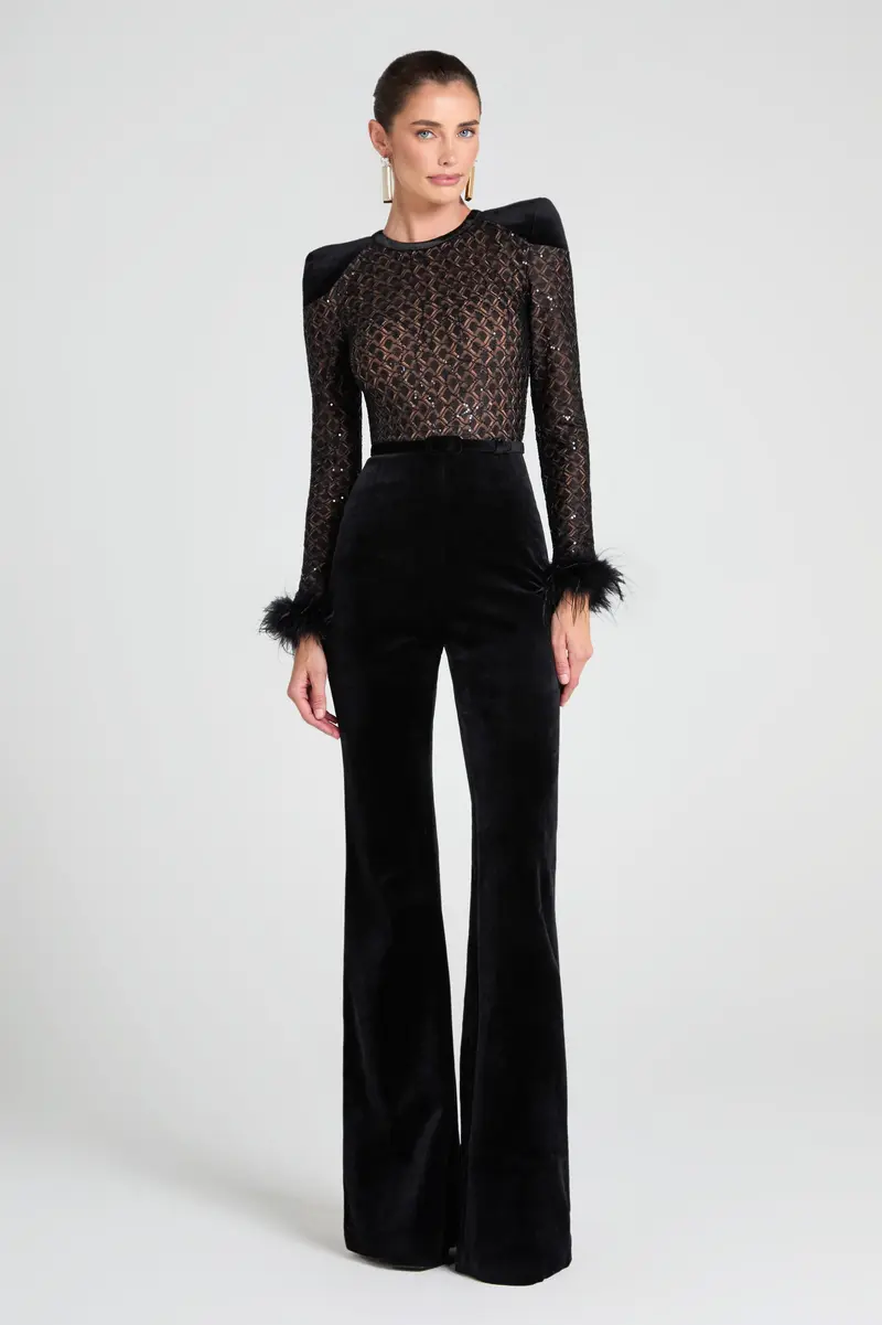 VICTORIA | Eleganter Jumpsuit mit Spitze