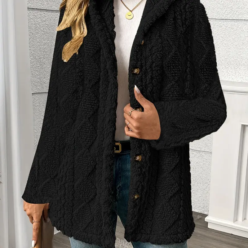Victoria | Warmer Strukturierter Damen Mantel für Herbst