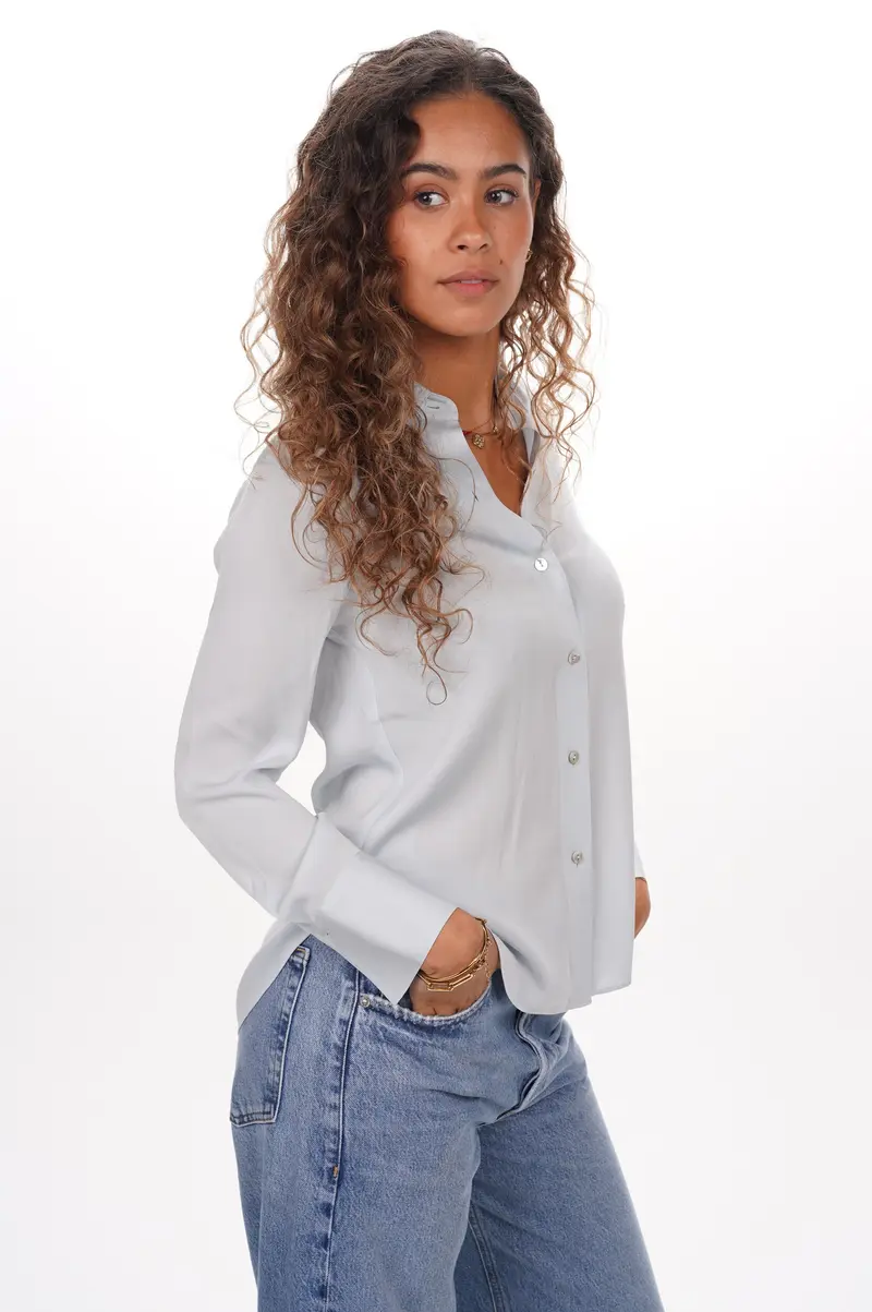 VINCE Blouse L/S Button down blouse