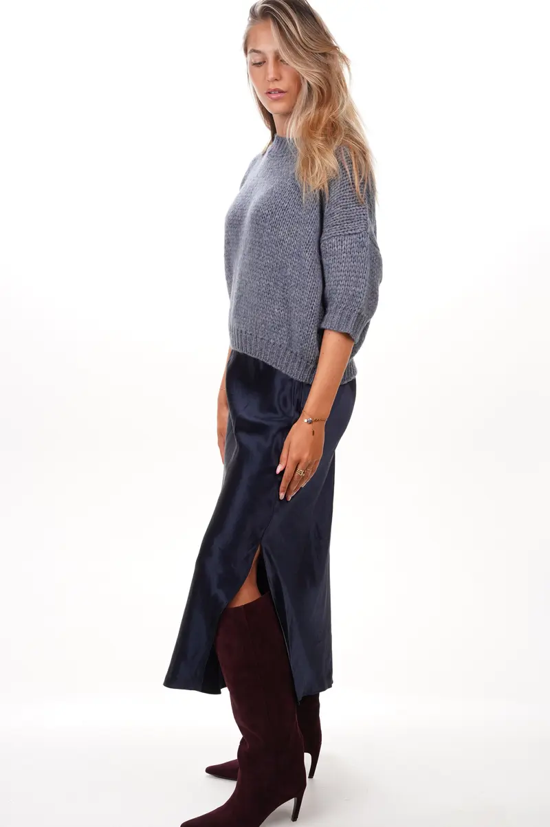 VINCE Skirt Side slit slip