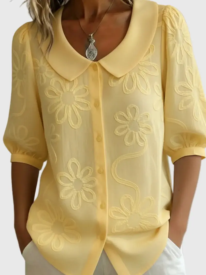 Vinica | Elegant Floral Lightweight Blouse
