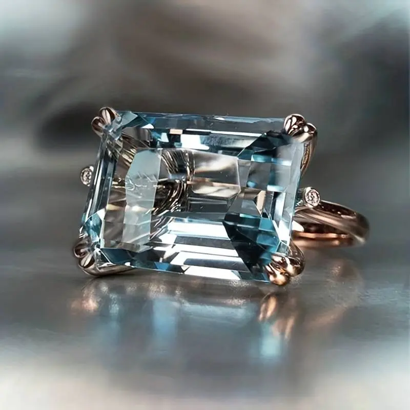Vintage Blaue Zirkonia Ring | Shop Nory