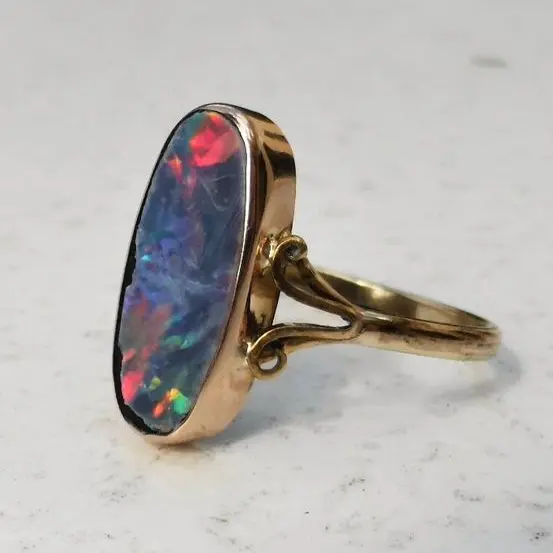 Vintage Bunte Opalring | Shop Nory