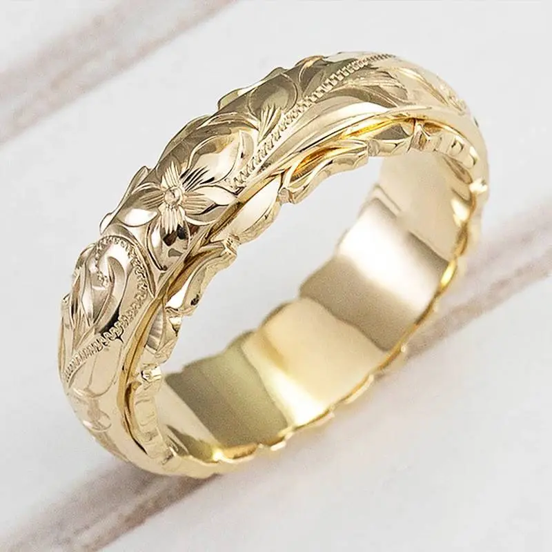 Vintage Gold Flower Ring | Shop Nory