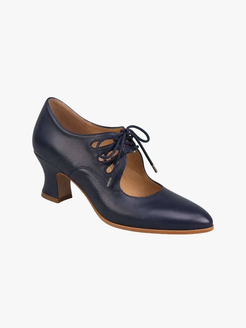 VINTAGE LACE-UP PUMPS FOR WOMEN
