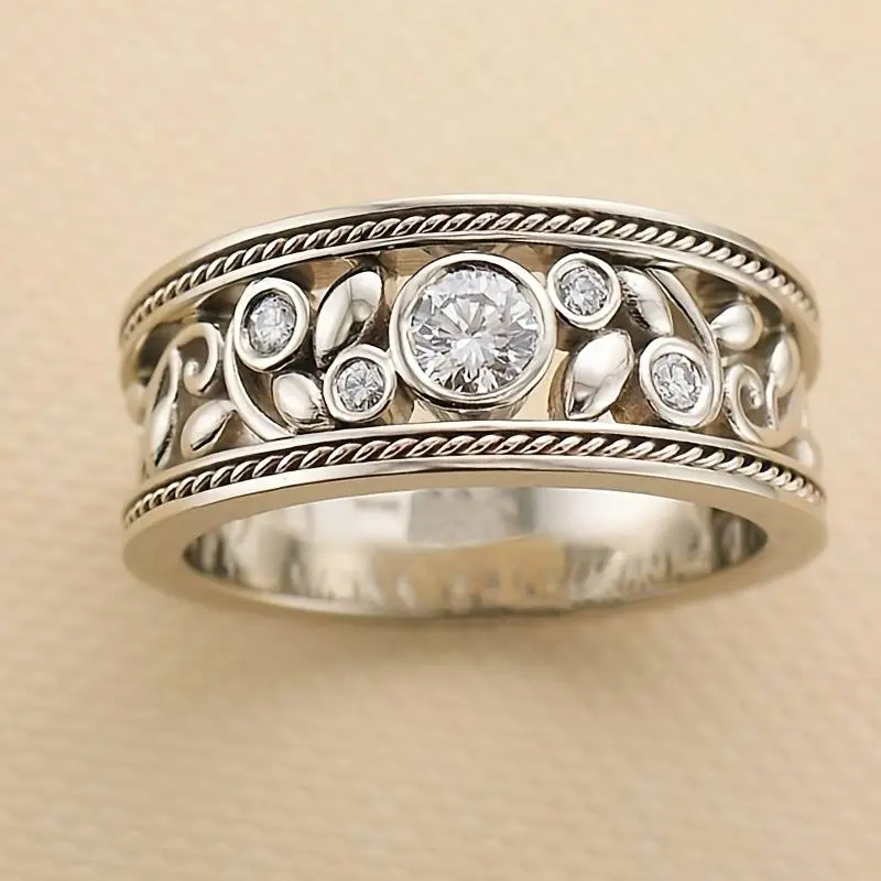 Vintage Silber & Zirkonia Ring | Shop Nory