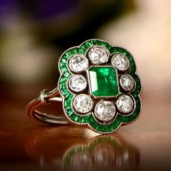 Vintage Smaragd Ring | Shop Nory