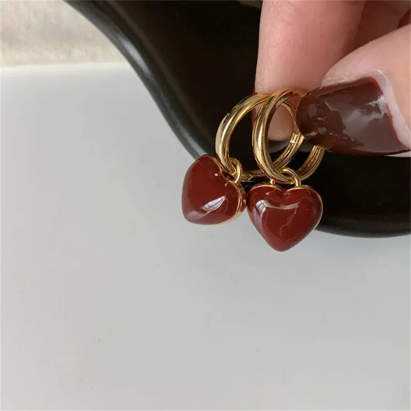 Vintage teilbare Herz-Ohrhänger | Shop Nory