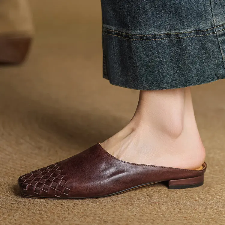 Viola Echtes Leder Mules