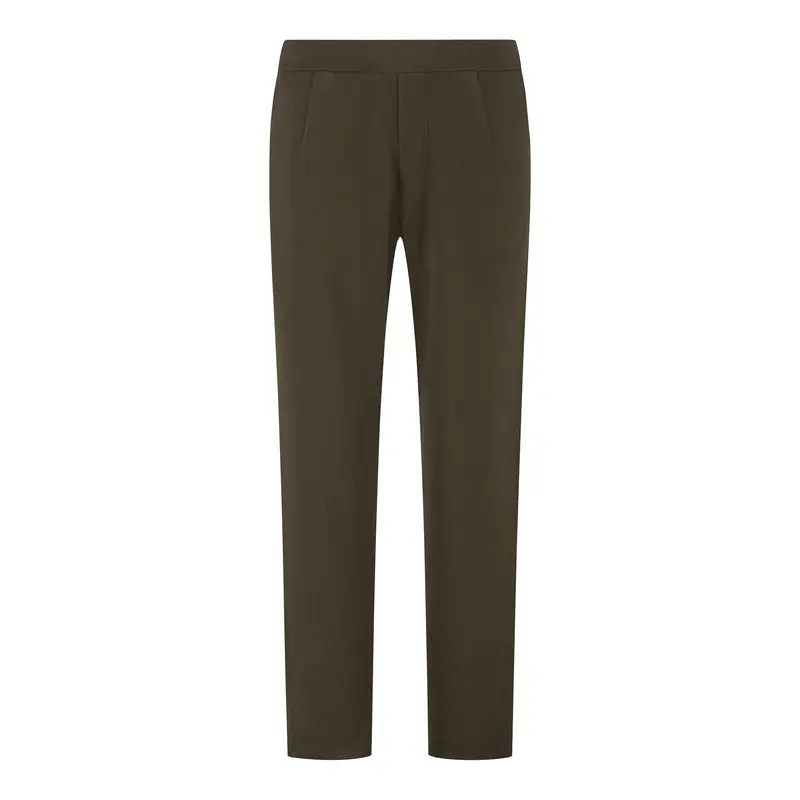 Wahts Caiden Cotton Merino Knitted Loungebroek - Donkergroen