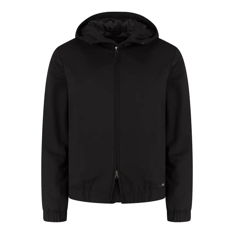 Wahts Rodan Soft Wool Hooded Commuter Jacket - Donkerbruin