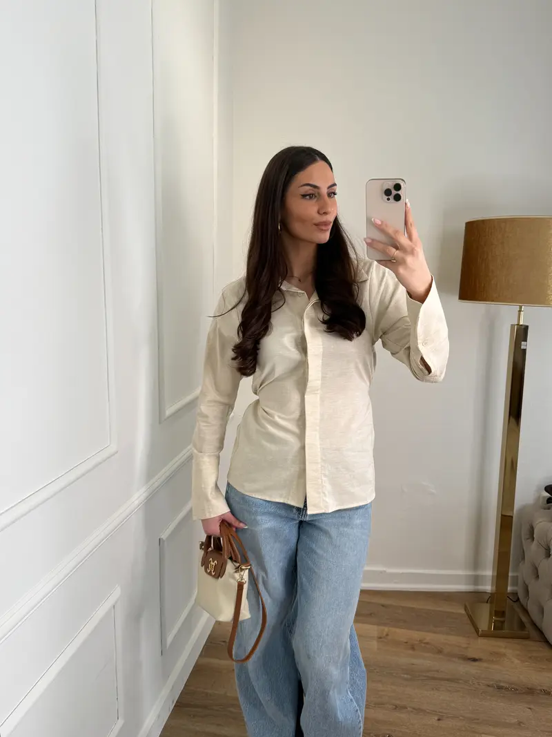 Waist Blouse - beige