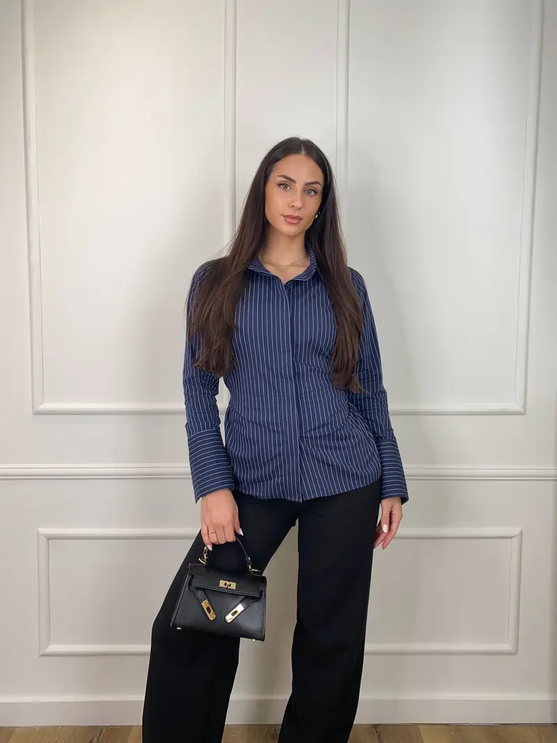 Waist Blouse Blauw