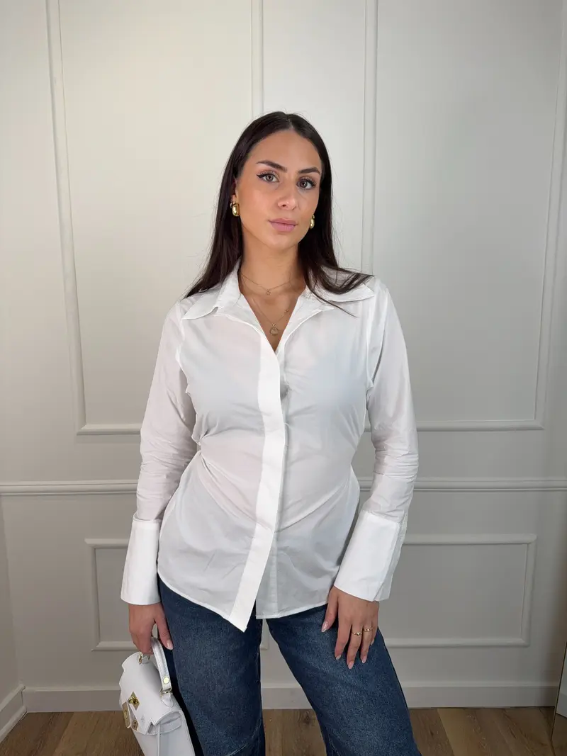 Waist Blouse Wit