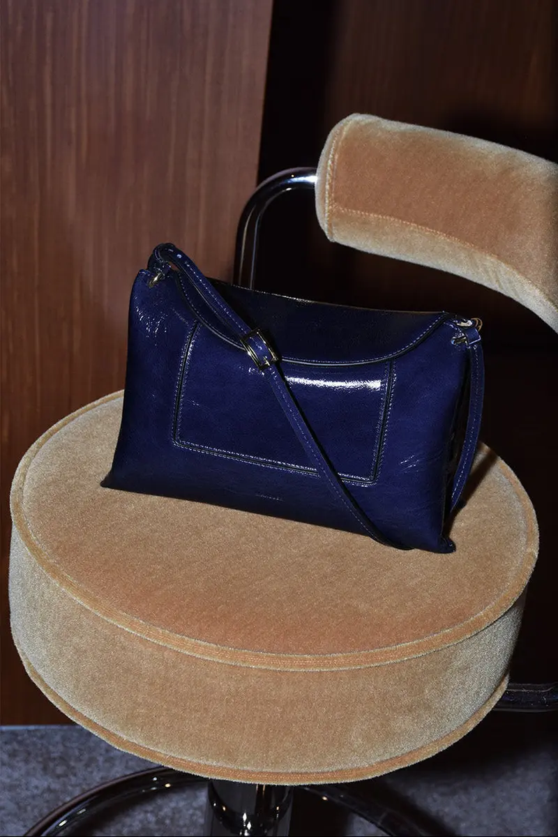 Wandler - Tas - Penelope Slouch - Navy Glaze