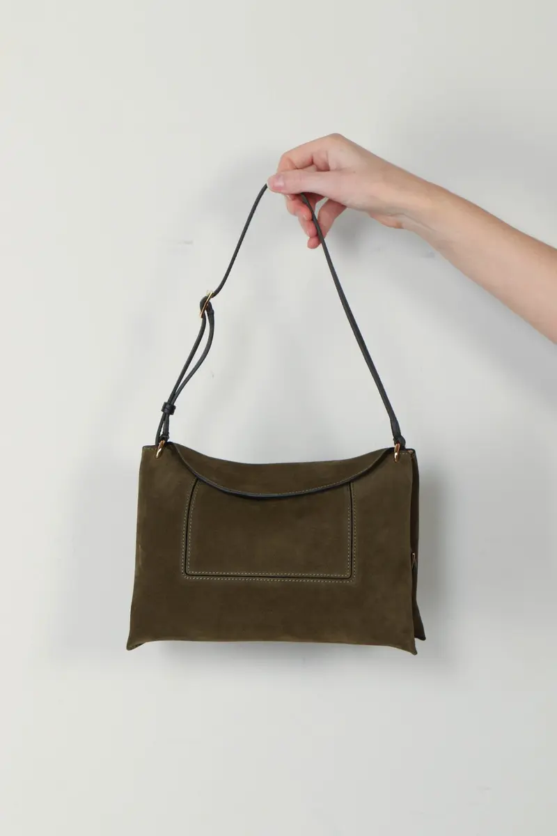 Wandler - Tas - Penelope Slouch - Olive Suede
