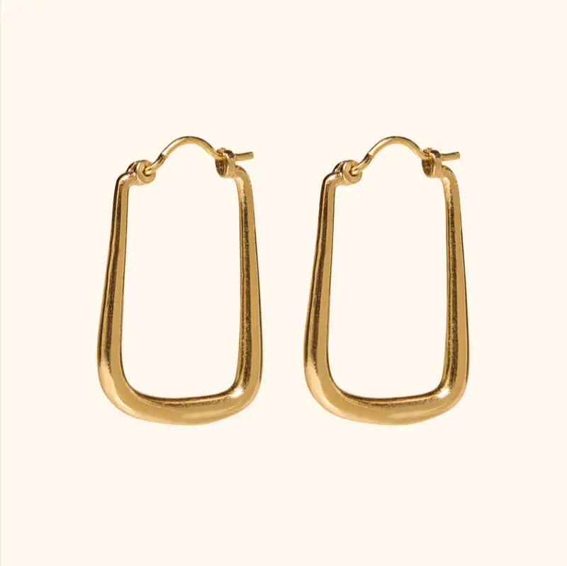 Wave Hoop Earring