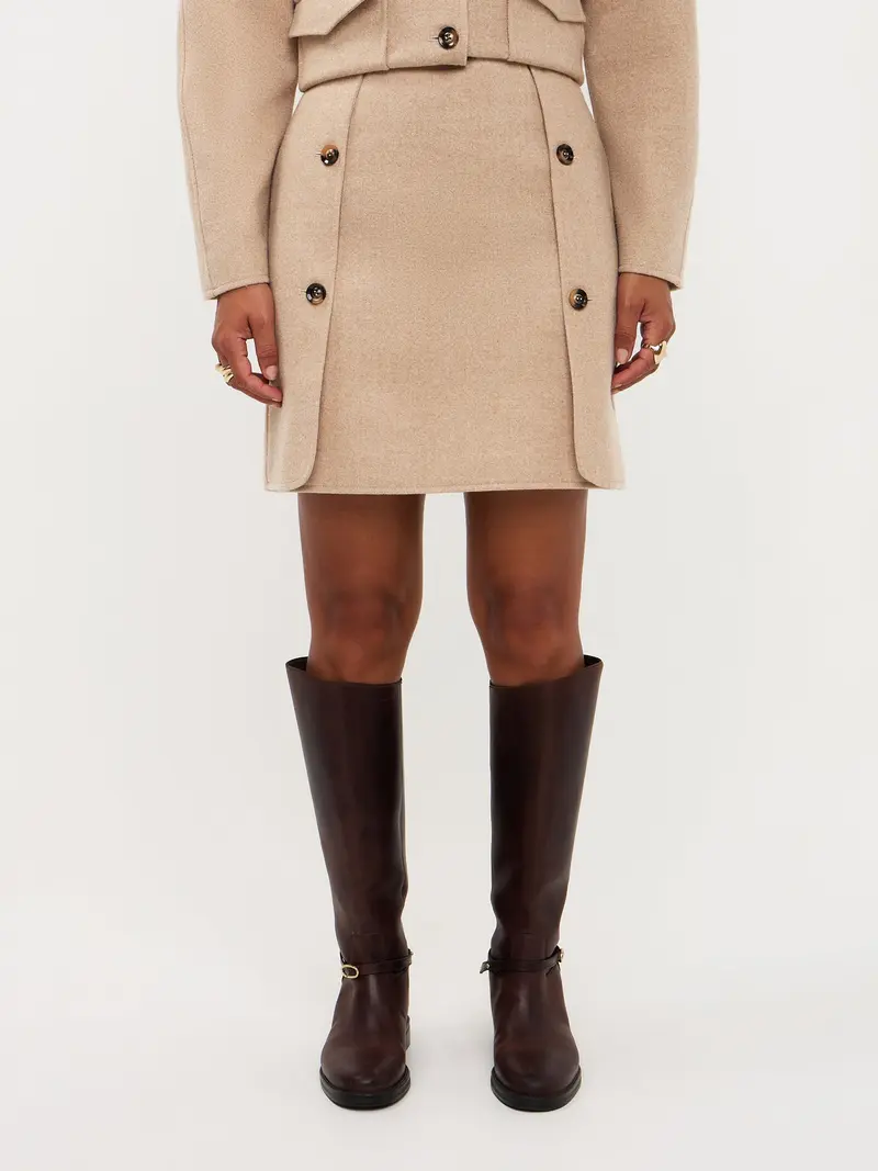 Ydence rok ecru model Skirt Chloe Beige