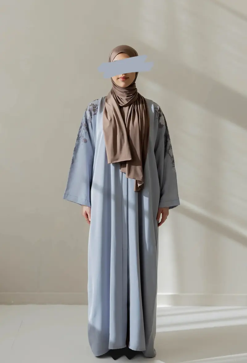 ZAHRA ABAYA - CLOUD GREY