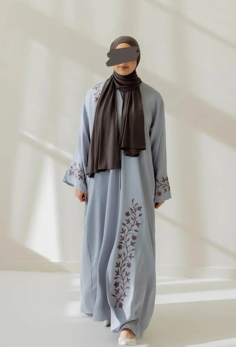 ZARIA ABAYA - CLOUD GREY