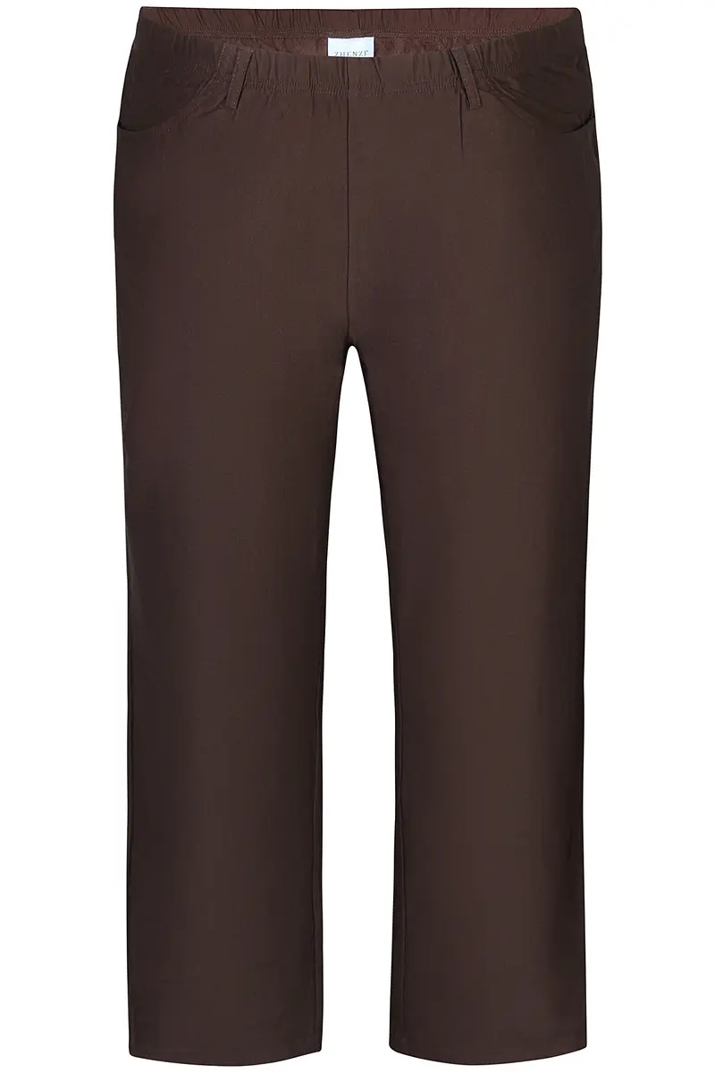 Zhenzi broek bruin Jazzy bengaline chocolate brown